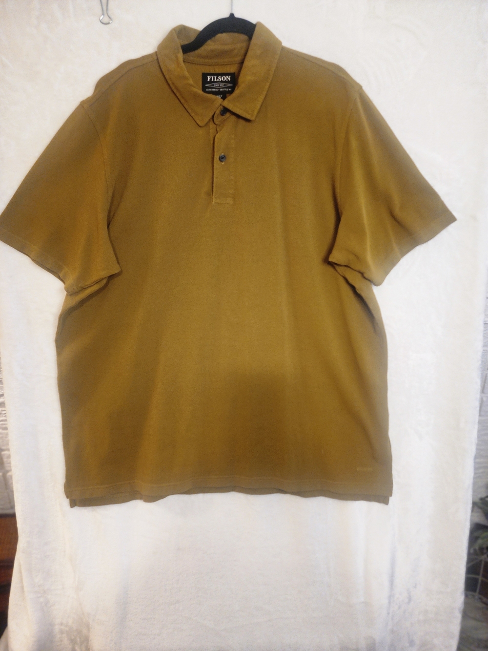 Filson Men's Polo Shirt in Olive Drab
